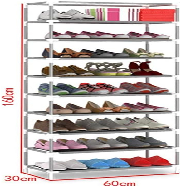 Shoe rack with cover